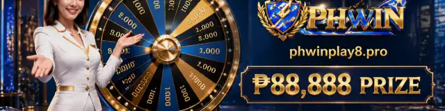 PHWIN live casino room banner showing a dealer-led table scene